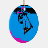 Grote Sprong - Scooterrijder Keramisch Ornament (Rechts)