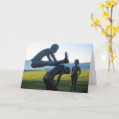 Grote sprong voorwaarts kaart (Gele Bloem)