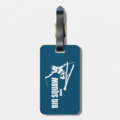 Grote Squaw Maine Skier Bagagelabel (Achterkant verticaal)