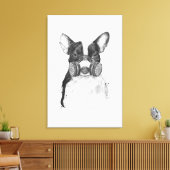 Grote stad canvas afdruk (Insitu (Woonkamer))