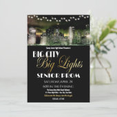 Grote stad grote lichten prom middelbare school ui kaart (Staand voorkant)