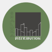 "Grote Stad" Shaluka Sticker (Voorkant)