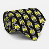 Grote stad stropdas (Opgerold)