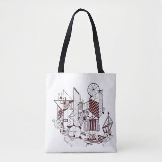 Grote Stad Tote Bag