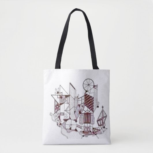 Grote Stad Tote Bag (Voorkant)