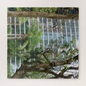 grote stad, wolkenkrabbers, bomen, park, Azië, Hon Legpuzzel (Horizontaal)