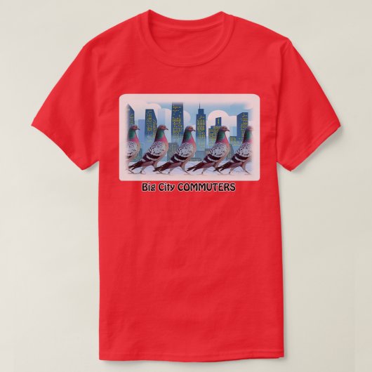 GROTE STADSCOMMUTERS 2 T-SHIRT (Design voorkant)