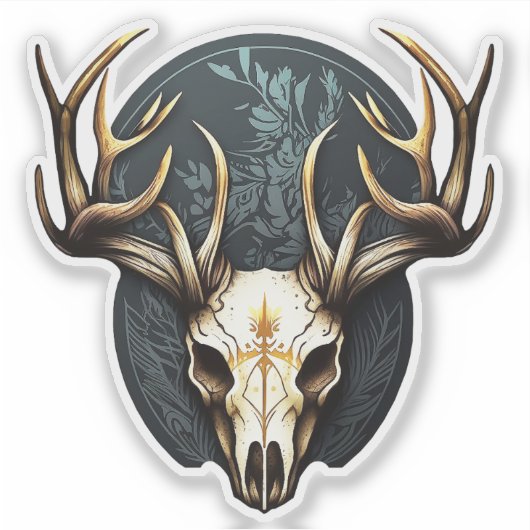 Grote stagiairs jagen Sticker (Voorkant)