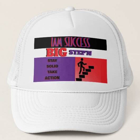 GROTE STAP TRUCKER PET (Voorkant)
