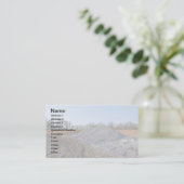 grote stapel grind of stenen visitekaartje (Staand voorkant)