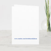 Grote stapel pannenkoeken met Calico Trim Invitati (Achterkant)