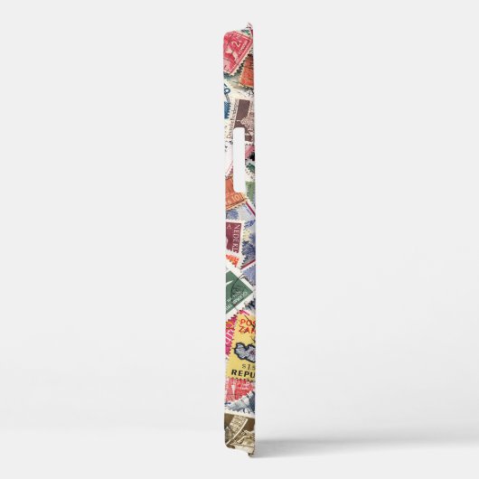 Grote stapel postzegels Hoesje-Mate iPhone case (Achterkant / Rechts)