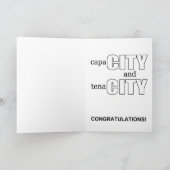 Grote steden gefeliciteerd kaart (Binnen)