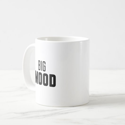 Grote stemming koffiemok (Voorkant links)