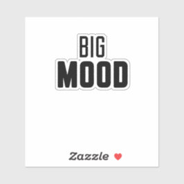 Grote stemming sticker