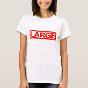 Grote stempel t-shirt