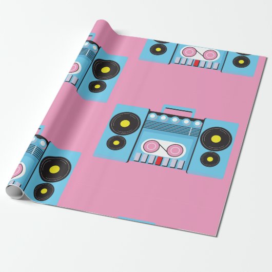 Grote stereo cadeaupapier (Uitgerold)