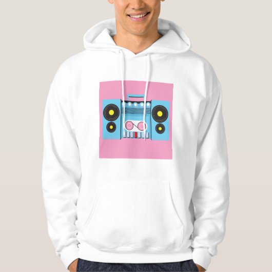 Grote stereo hoodie (Voorkant)