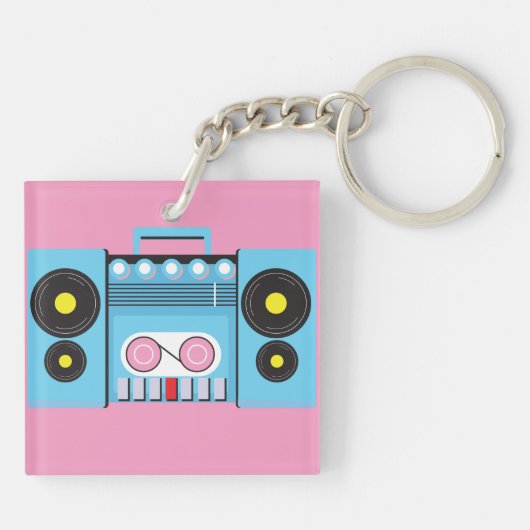 Grote stereo sleutelhanger (Achterkant)