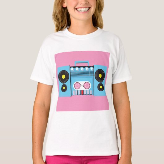 Grote stereo t-shirt (Voorkant)