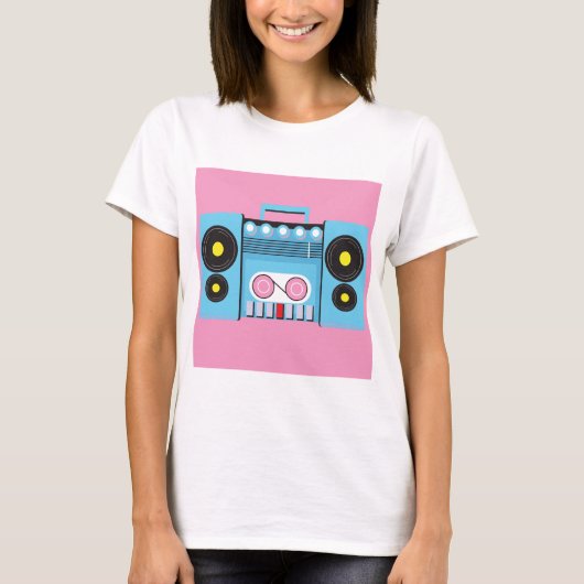 Grote stereo t-shirt (Voorkant)