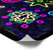 Grote sterren in de hemel poster (Hoek)