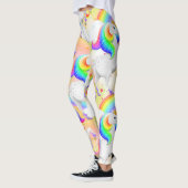 Grote Sterren Regenboog Eenhoorn Prinses van het B Leggings (Links)