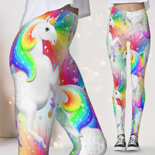 Grote Steruitbarsting Prinses Eenhoorn met Sterren Leggings