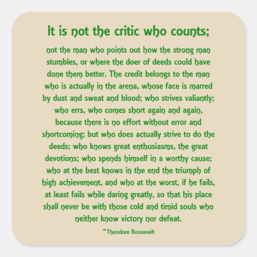 Grote Sticker durven (Voorkant)