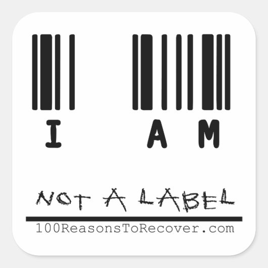 Grote Sticker - Geen label (Voorkant)