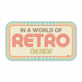 Grote Sticker Retro-Bord (Voorkant)