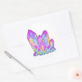 Grote Sticker van Sparkling Rainbow Crystal (Envelop)