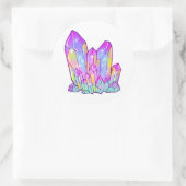 Grote Sticker van Sparkling Rainbow Crystal (Tas)