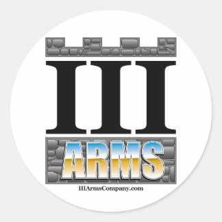 Grote stickers 6 per vel - chroom logo