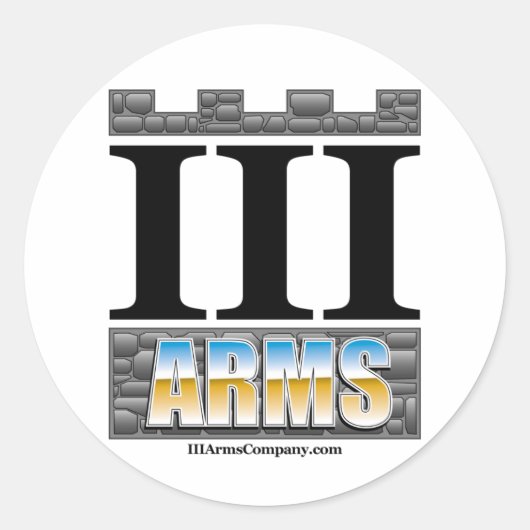 Grote stickers 6 per vel - chroom logo (Voorkant)