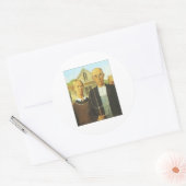 Grote Stickers Amerikaans-Gotische Grant-Wood (Envelop)