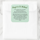 Grote stickers bidden tot St. Michael de Archangel (Tas)