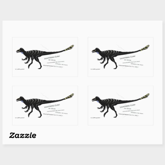 Grote stickers met bliksem (Vel)