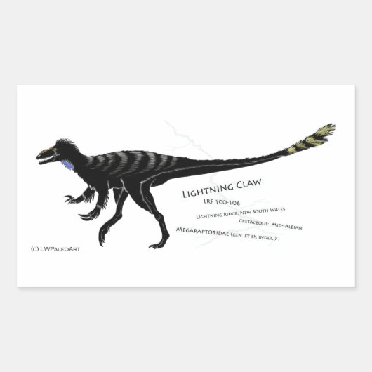 Grote stickers met bliksem (Voorkant)