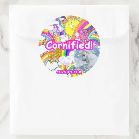 Grote Stickers! Ronde Sticker (Tas)