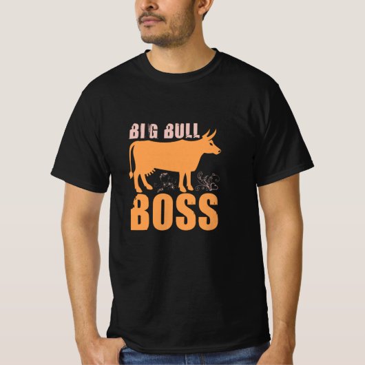 Grote stier Boss T-shirt (Voorkant)