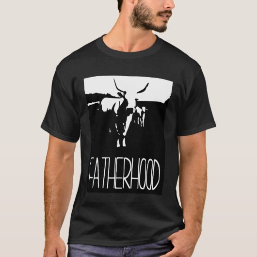 Grote stier en kalf t-shirt (Voorkant)
