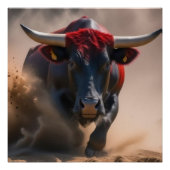 grote stier perfect poster (Voorkant)