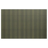 Grote Stippen - Geel op Zwarte Stof (Yard (91,4 cm))