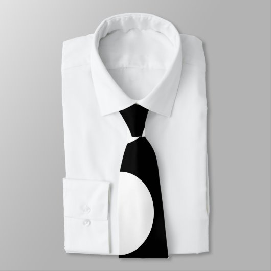 Grote Stippen in zwart-wit. Stropdas (Gebonden)