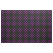 Grote Stippen - Paars op Zwarte Stof (Fat Quarter)