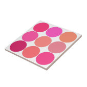 Grote Stippen uit de middeleeuwen, Fuchsia Pink en Tegeltje (Zijkant)