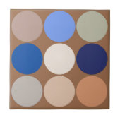 Grote Stippen uit de middeleeuwen, kaupe, beige en Tegeltje (Voorkant)