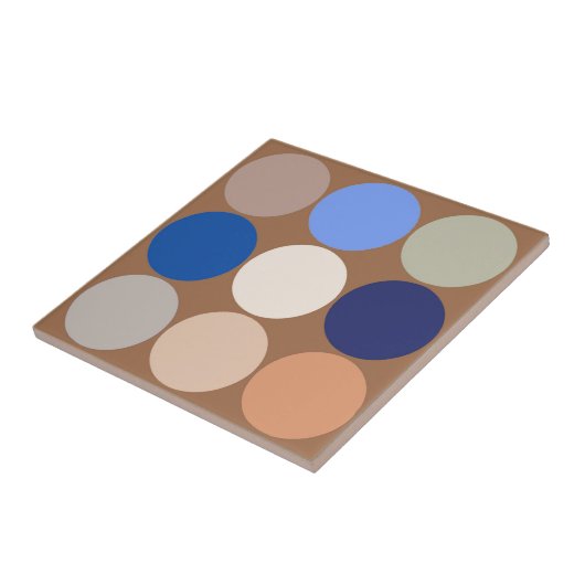 Grote Stippen uit de middeleeuwen, kaupe, beige en Tegeltje (Zijkant)