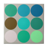 Grote Stippen uit de middeleeuwen, Turquoise en Gr Tegeltje (Voorkant)